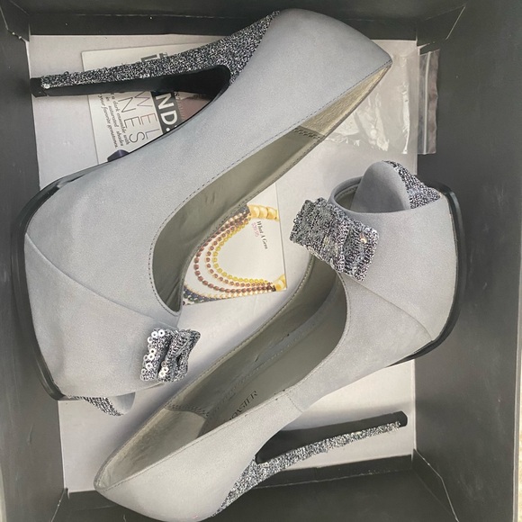 Jessica Paster Kyriel Sparkle Pumps Heels - Picture 4 of 6